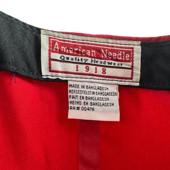 Vintage Cincinnati Reds Hat American Needle‎ Snapback Red Black OSFM - Picture 7 of 8